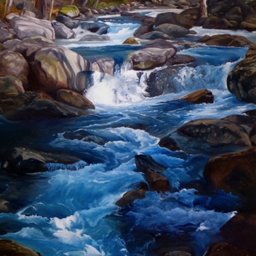 Smoky Mountain Stream
oil on canvas
40” x 30”